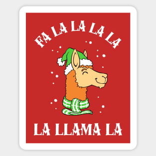 Fa La La La La La Llama La Sticker